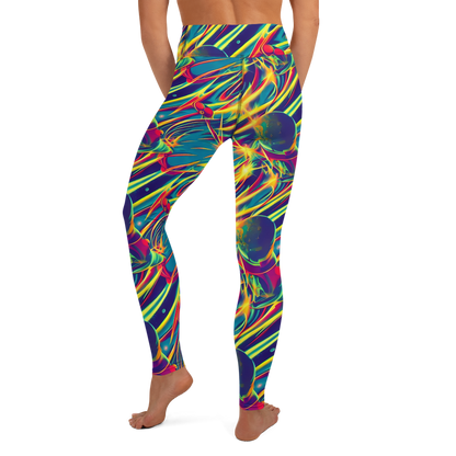 Yoga Leggings - Cosmic Inferno