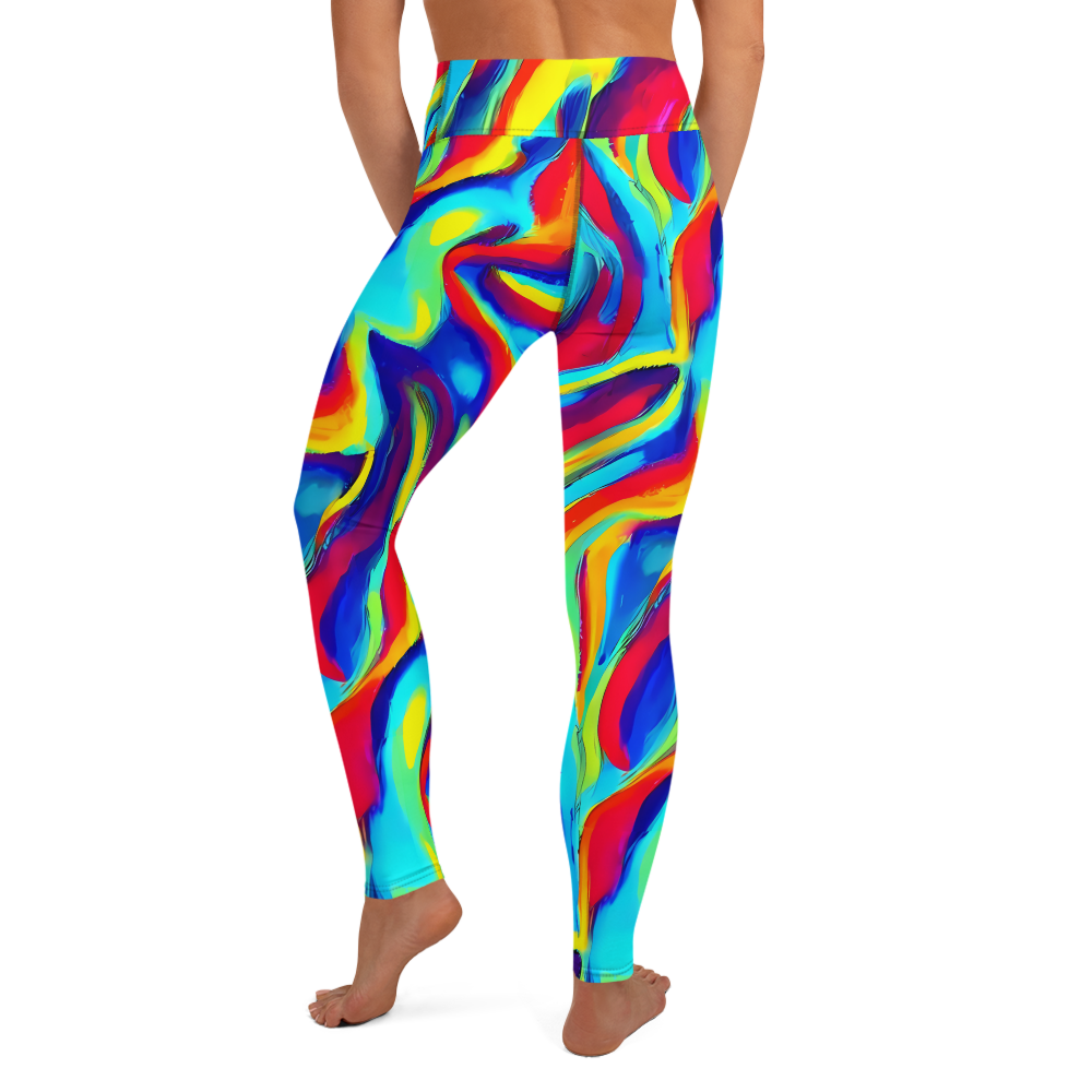 Yoga Leggings - Stael Swirls