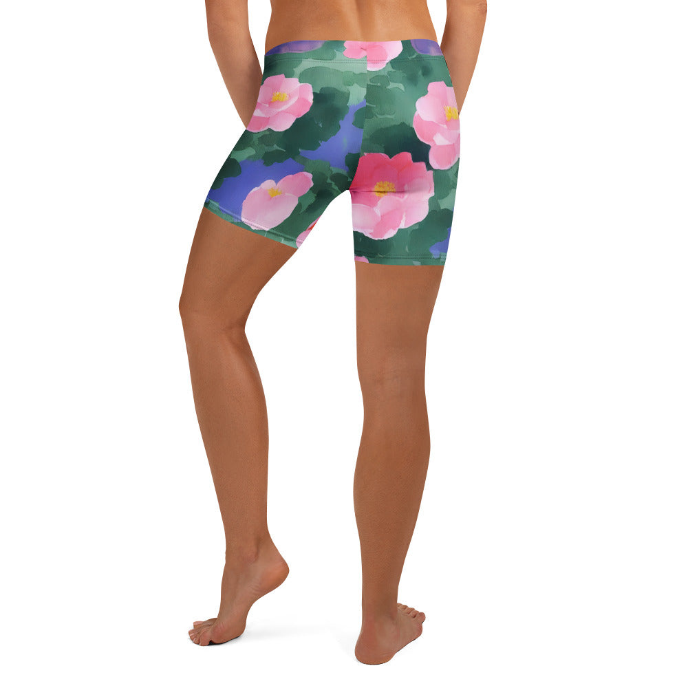 Shorts - Pink Blossom Serenade