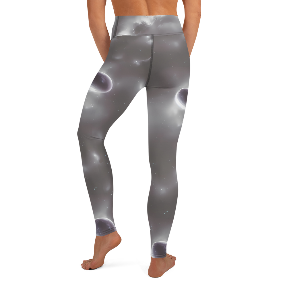 Yoga Leggings - Silver Nebula