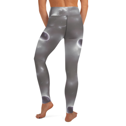 Yoga Leggings - Silver Nebula