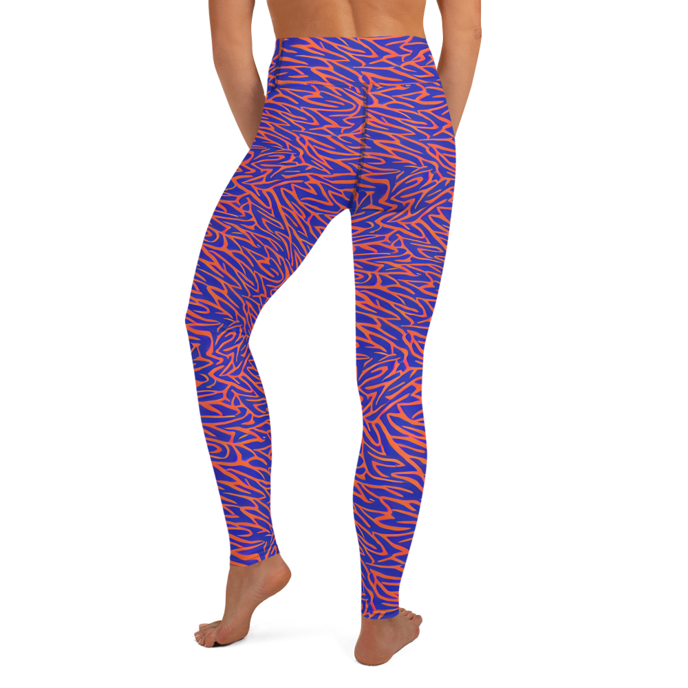 Yoga Leggings - Sapphire Swirl