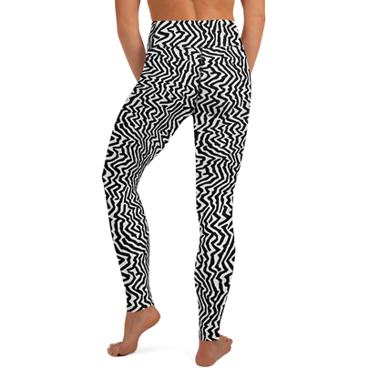 Yoga Leggings - Static Swirl