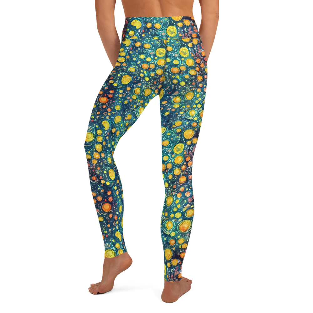 Yoga Leggings - Starry Orbits