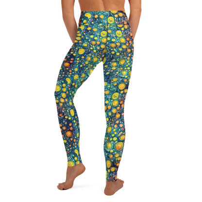 Yoga Leggings - Starry Orbits