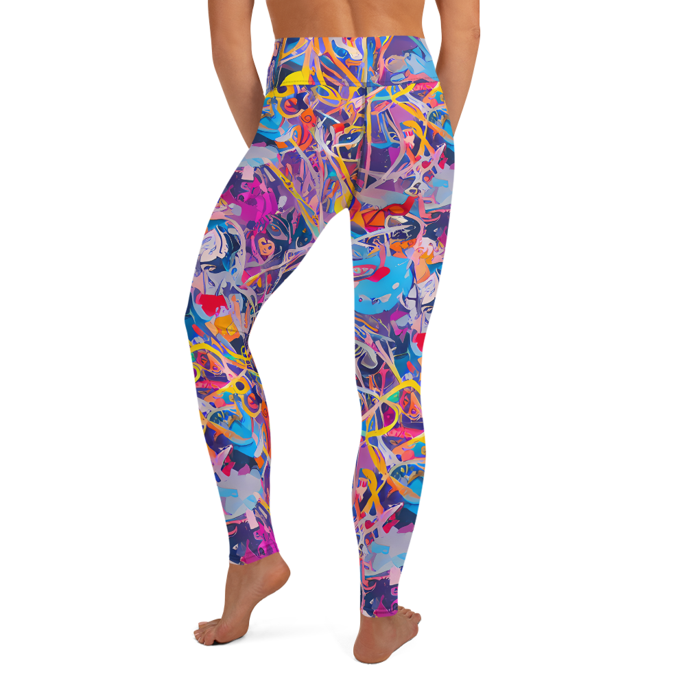 Yoga Leggings - Vibrant Fusion