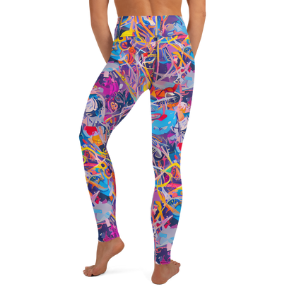 Yoga Leggings - Vibrant Fusion