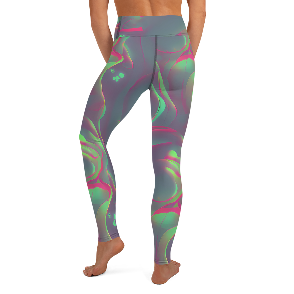 Yoga Leggings - Neon Whisper