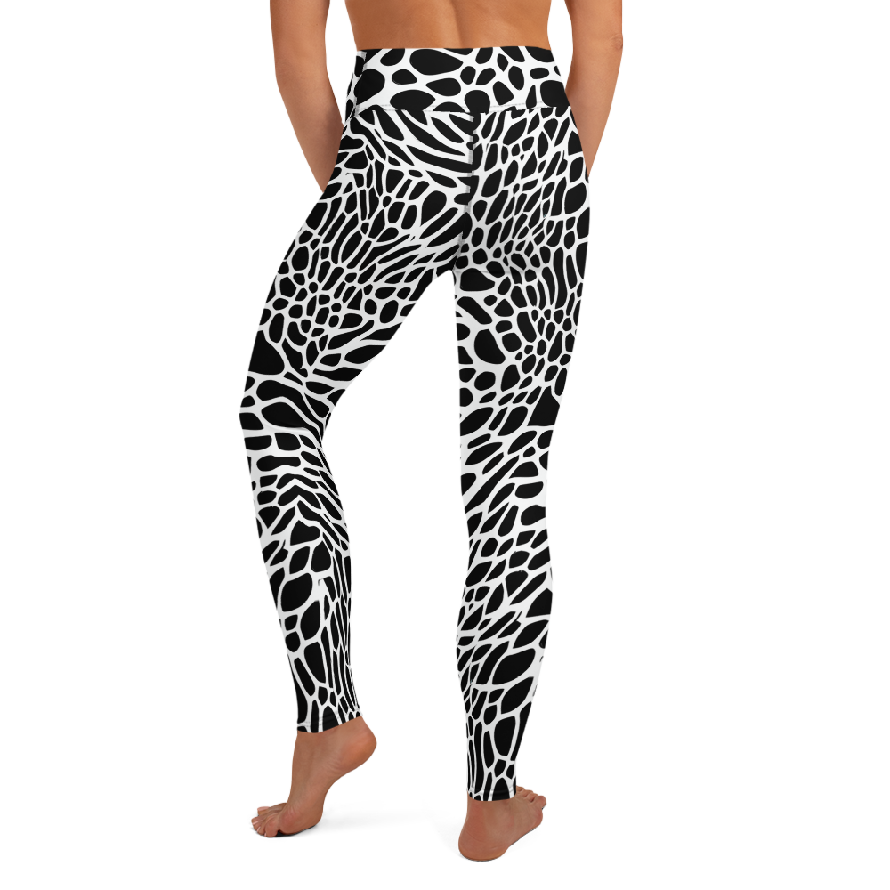 Yoga Leggings - Monochrome Mystique