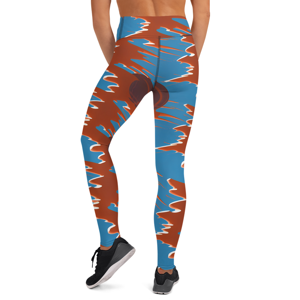 Yoga Leggings - Desert Vortex