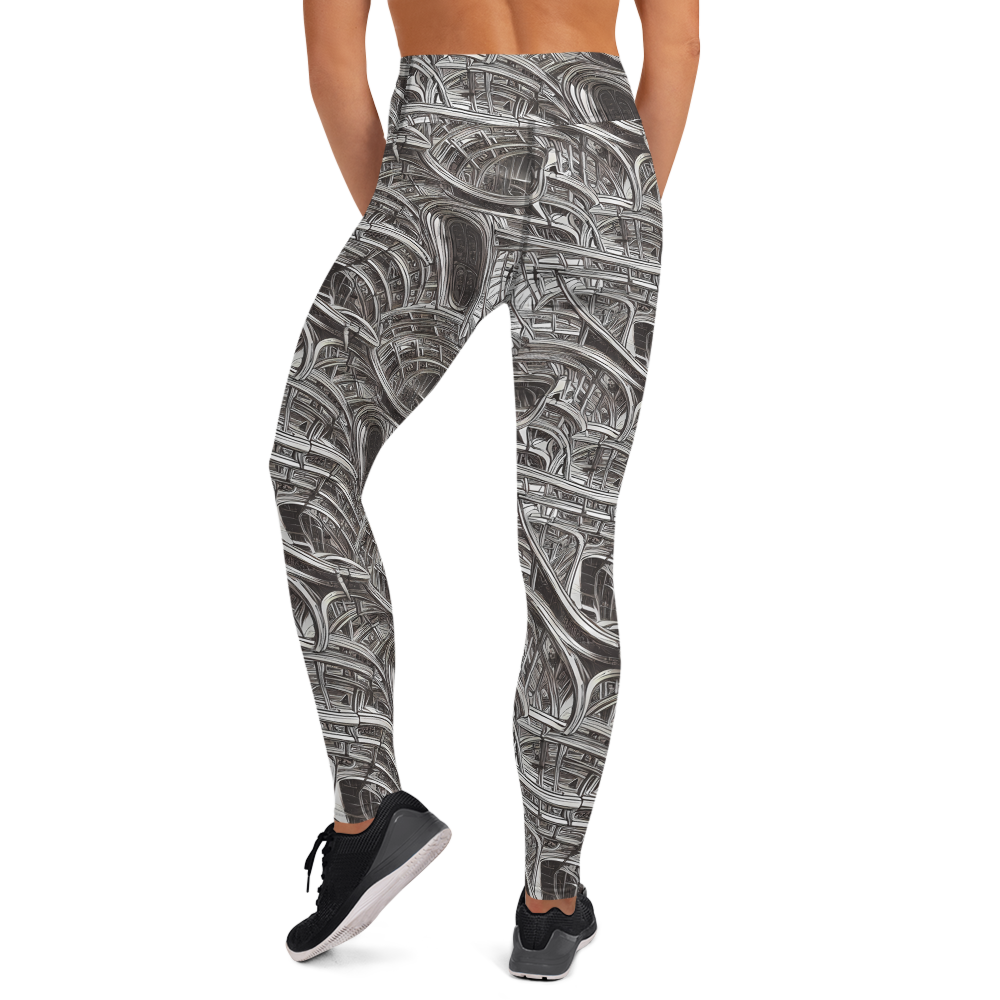 Yoga Leggings - Piranesi's Dream