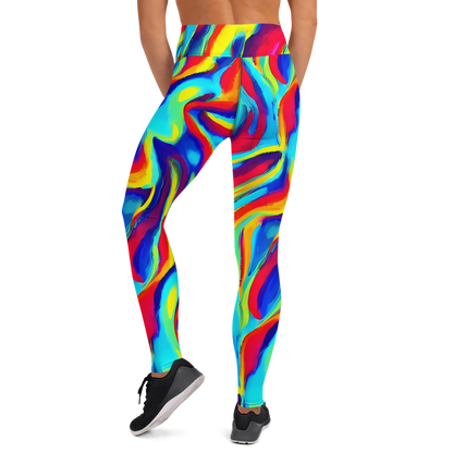 Yoga Leggings - Stael Swirls