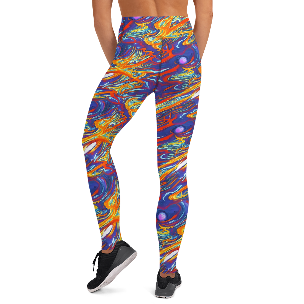 Yoga Leggings - Galactic Ember