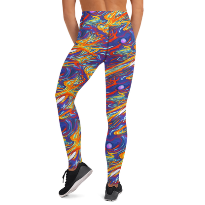 Yoga Leggings - Galactic Ember