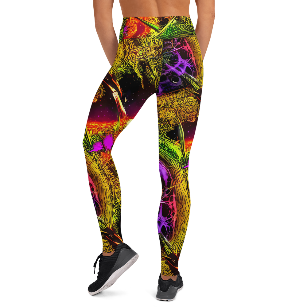 Yoga Leggings - Neon Glyphworks