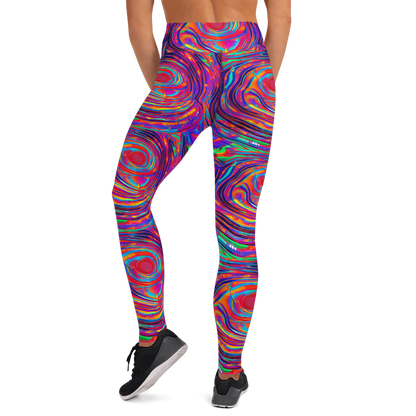 Yoga Leggings - Quantum Spiral