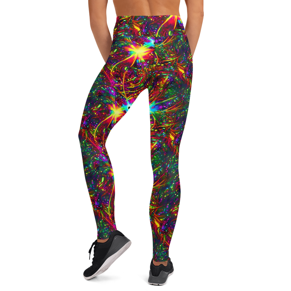 Yoga Leggings - Stellar Burst