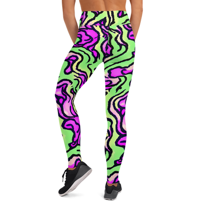 Yoga Leggings - Mintchine Maze