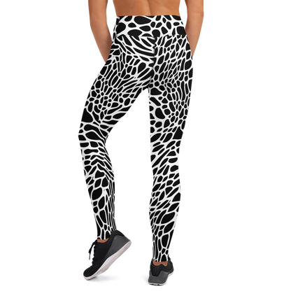 Yoga Leggings - Monochrome Mystique