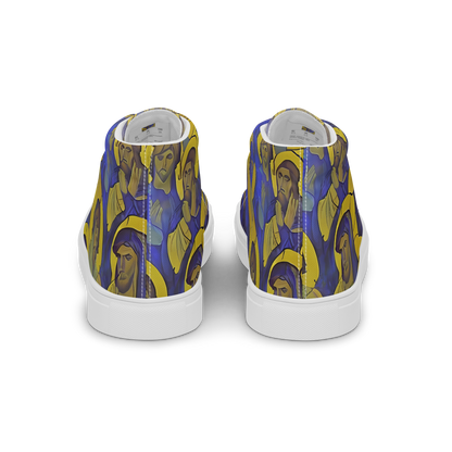 Women's High Top Canvas Shoes - Divine Reverie