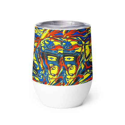 Wine Tumbler - Cyberflow Circuit