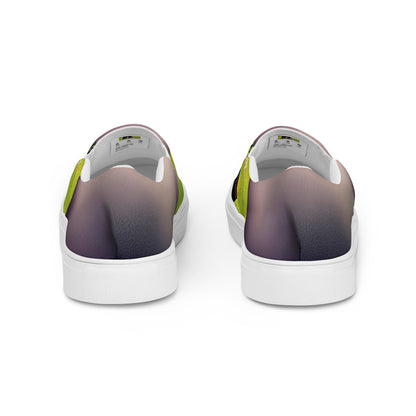 Women's Slip-On Canvas Shoes - Verdant Safari