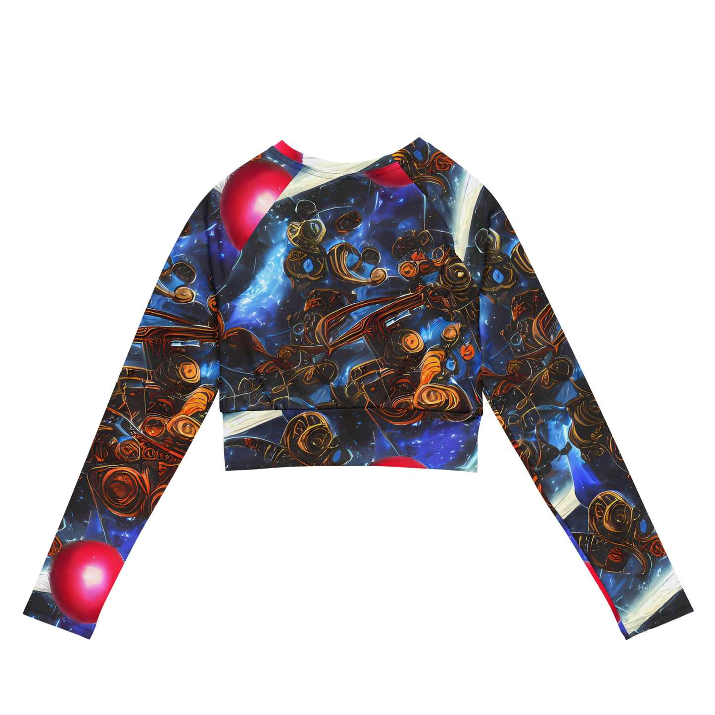 Long Sleeve Crop Top - Pimenov's Cosmos
