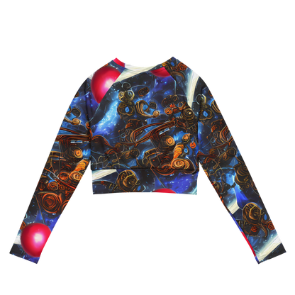 Long Sleeve Crop Top - Pimenov's Cosmos