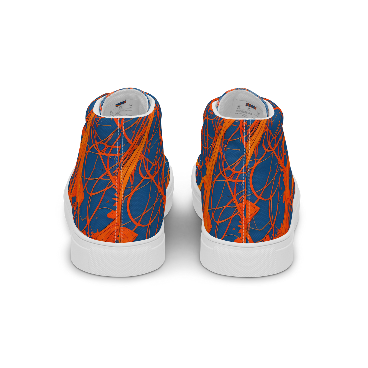 Women's High Top Canvas Shoes - Nautical Ember