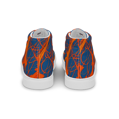 Women's High Top Canvas Shoes - Nautical Ember