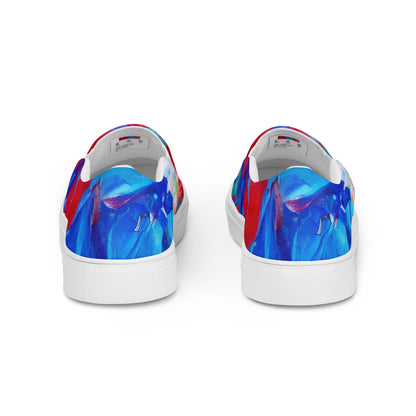 Women's Slip-On Canvas Shoes - Eclectic Breeze