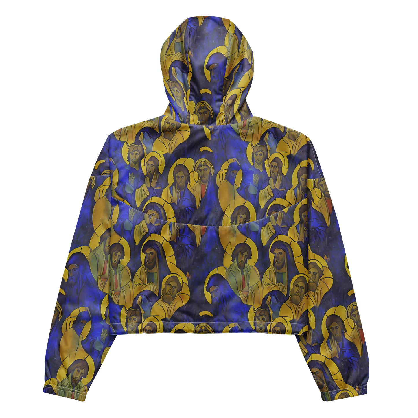 Women's Cropped Windbreaker - Divine Reverie