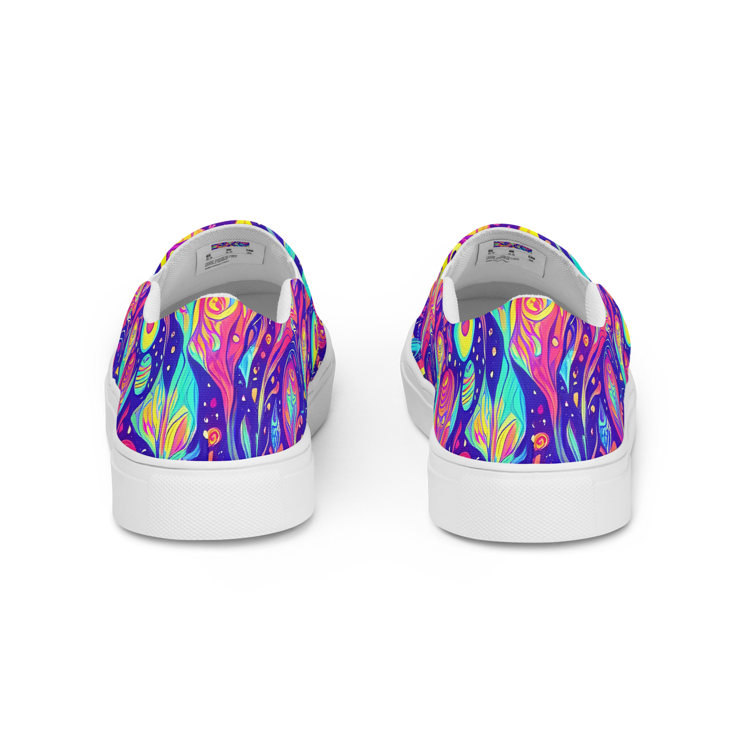 Women's Slip-On Canvas Shoes - Mystic Petal Dance