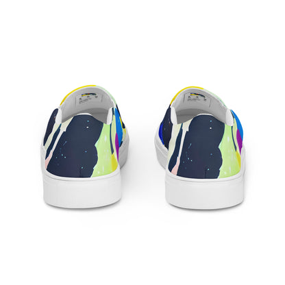 Women's Slip-On Canvas Shoes - Kaleido Burst