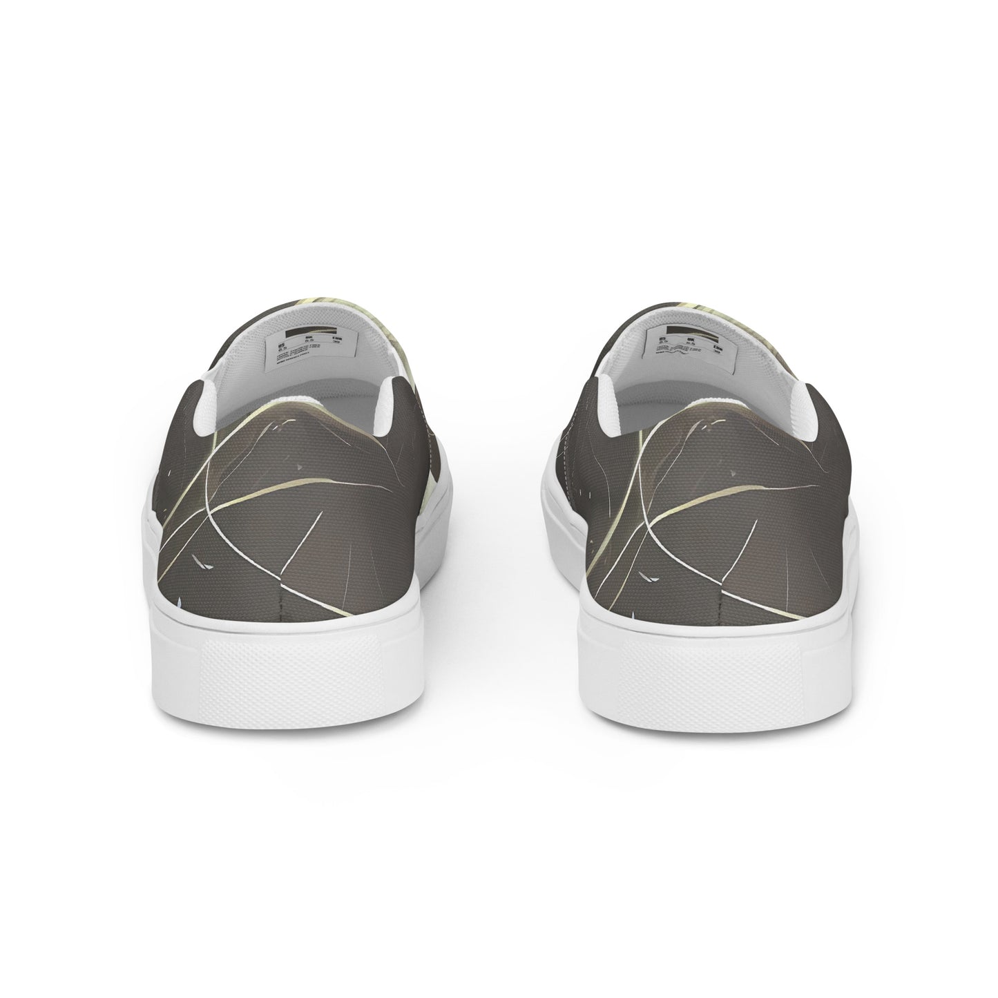 Women's Slip-On Canvas Shoes - Nebula Veins