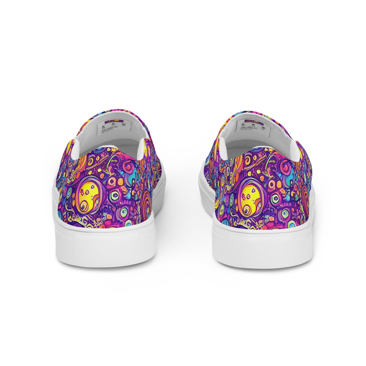 Women's Slip-On Canvas Shoes - Festival of Whimsy