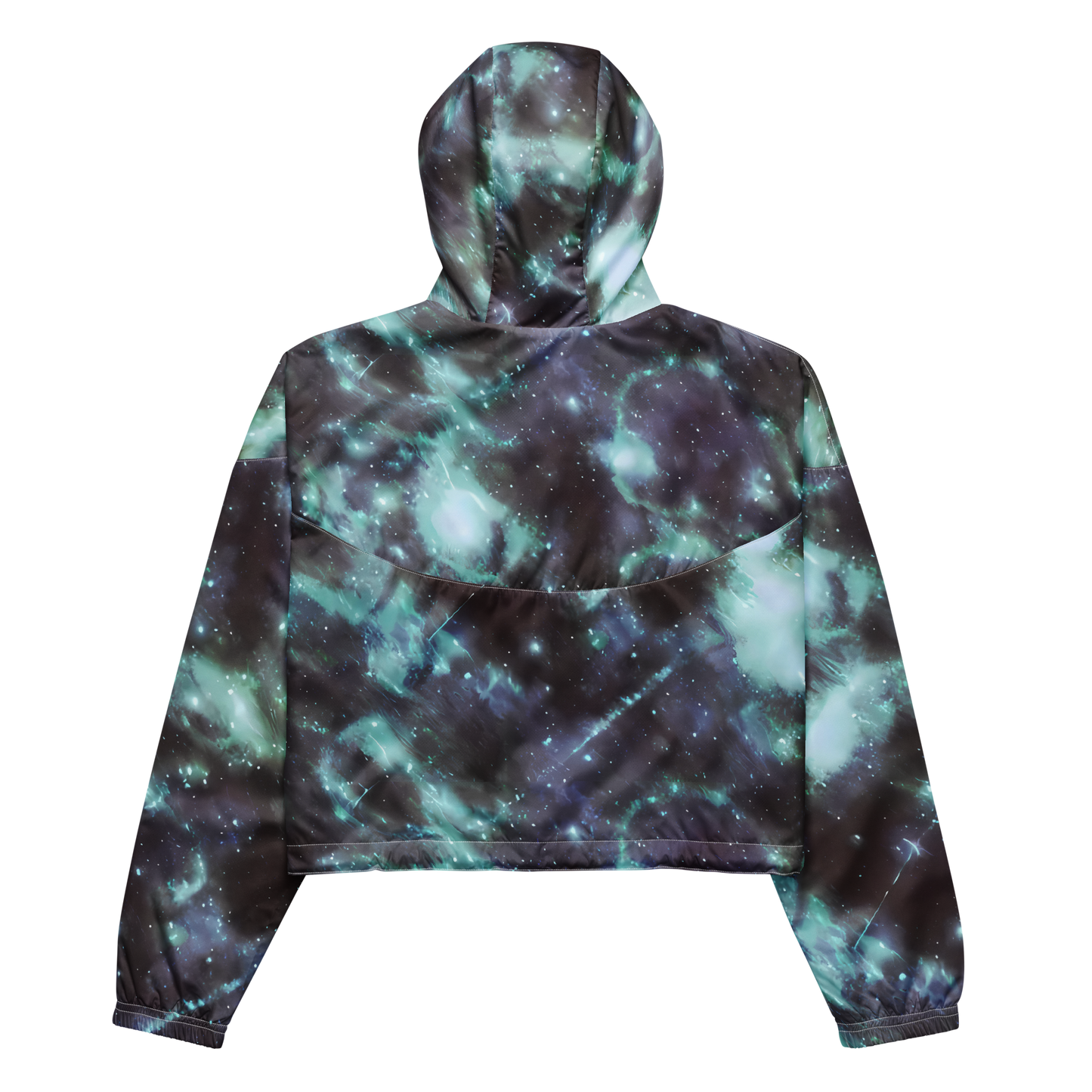 Women's Cropped Windbreaker - Roversi Nebula