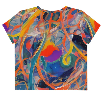 Women's Crop Tee - Vivid Tangle