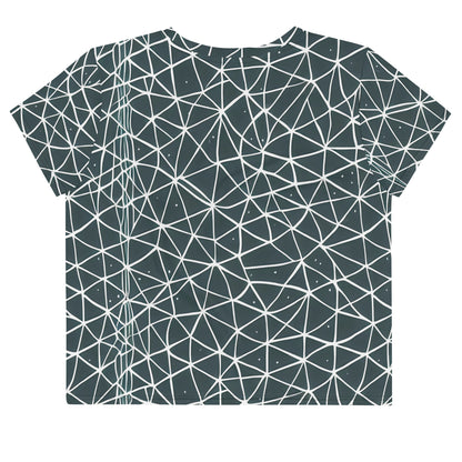 Women's Crop Tee - Infinite Interplay