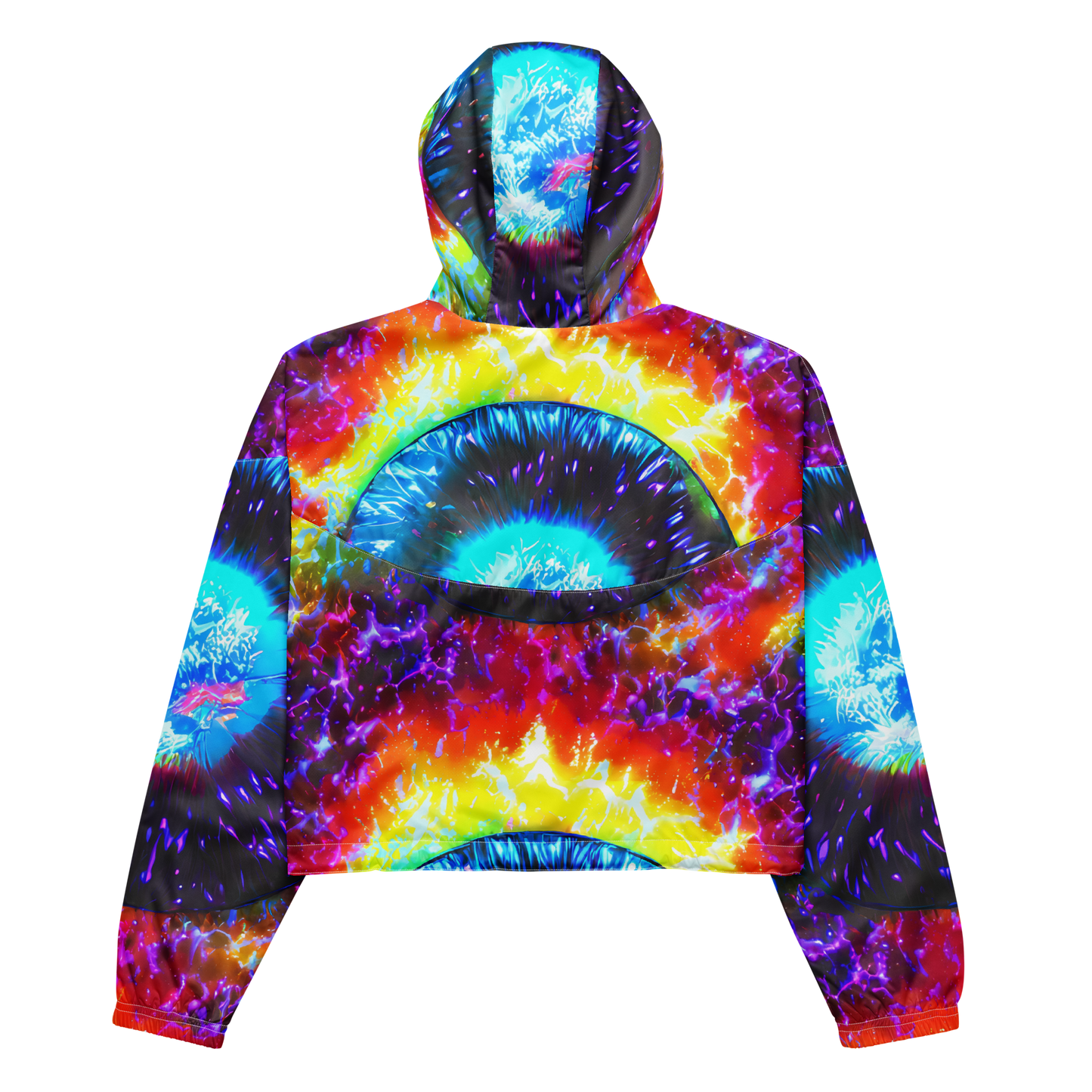 Women's Cropped Windbreaker - Vriesian Vortex