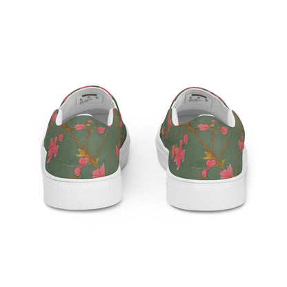 Women's Slip-On Canvas Shoes - Petal Symphony