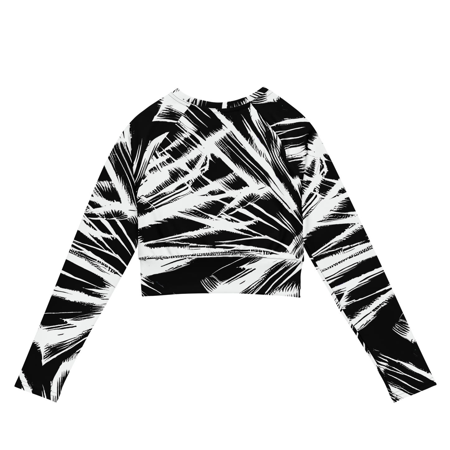 Long Sleeve Crop Top - Silent Thunder