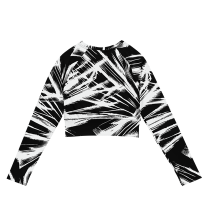 Long Sleeve Crop Top - Silent Thunder