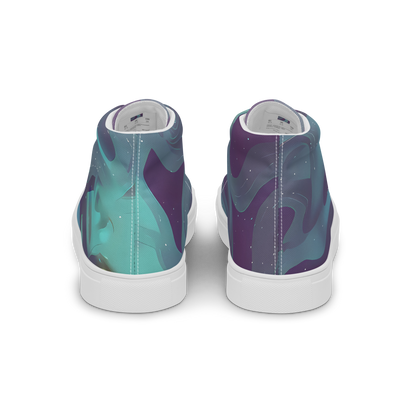 Men's High Top Canvas Shoes - Ethereal Dreamscape