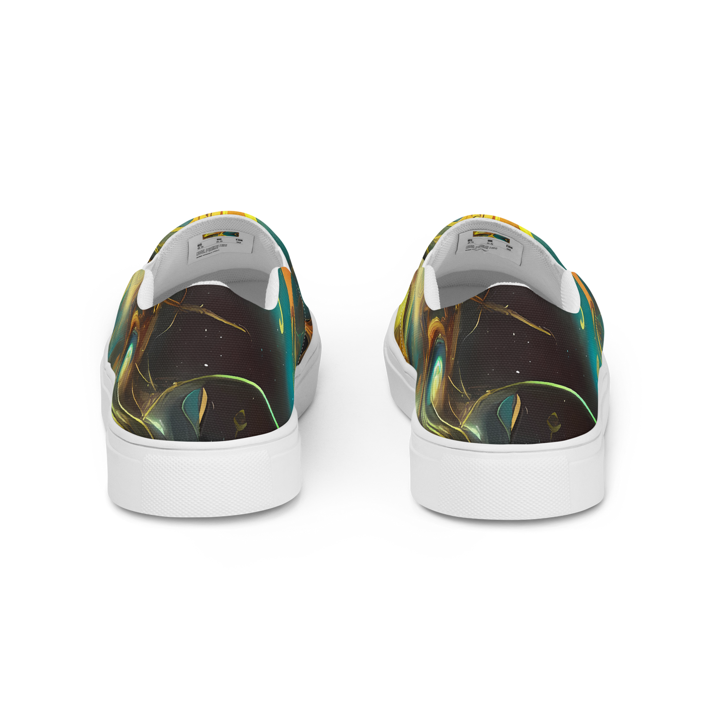 Men's Slip-On Canvas Shoes - Elegant Whirl