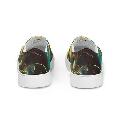 Men's Slip-On Canvas Shoes - Elegant Whirl