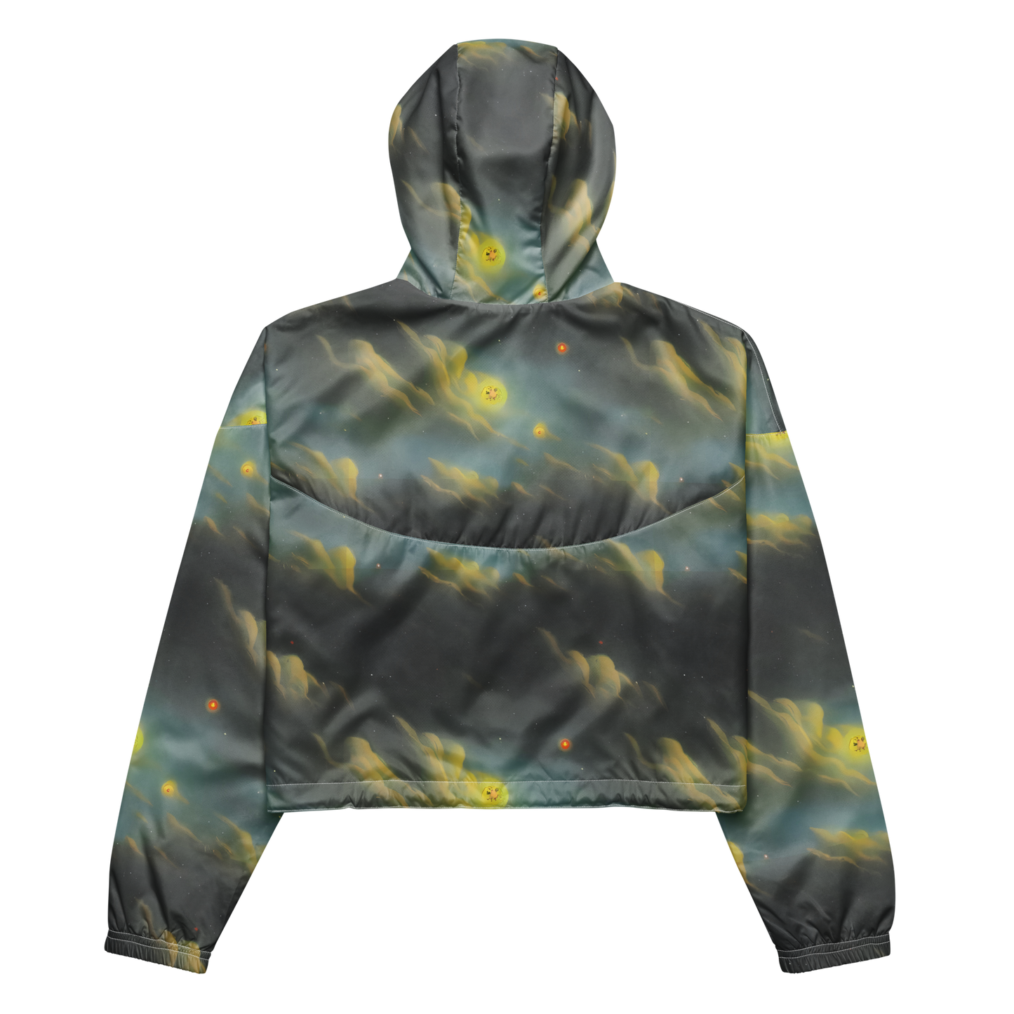 Women's Cropped Windbreaker - Dreamy Ascent