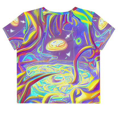 Women's Crop Tee - Daliesque Drift