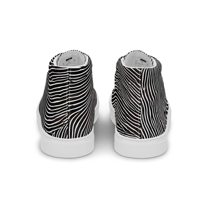 Women's High Top Canvas Shoes - Silent Currents