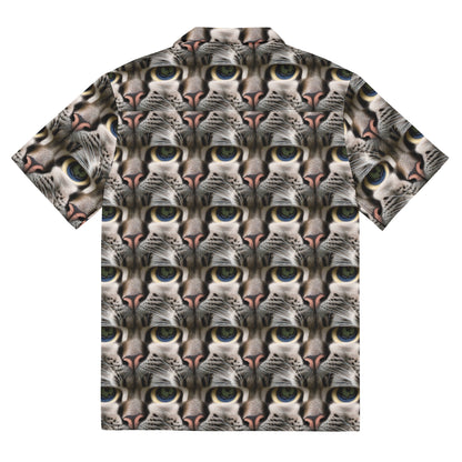 Button Shirt - Feline Mirage